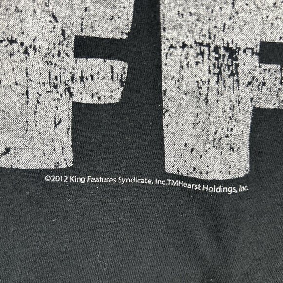 Jack Of All Trades Popeye Puff Puff Black T Shirt Men’s Size Large Tee 2012 - Picture 3 of 7